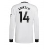 Manchester United Christian Eriksen #14 Bortatröja 2022-23 Långa ärmar